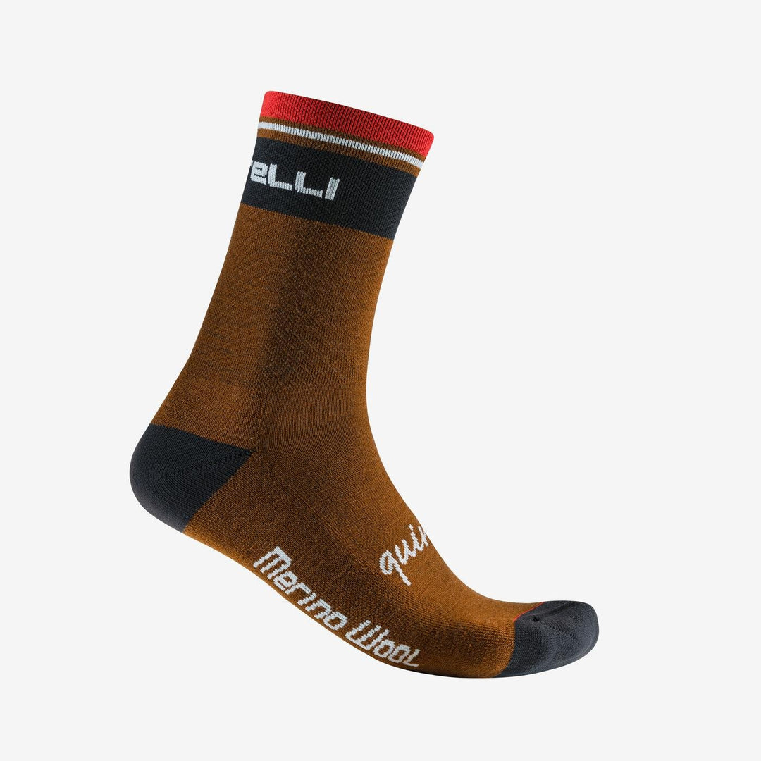 Calze CASTELLI QUINDICI SOFT MERINO SOCK MOCHA