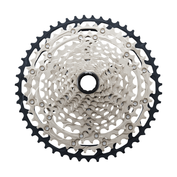 SHIMANO Pacco pignoni a cassetta SLX M7100 12V 10-51 denti argento nero MicroSpline