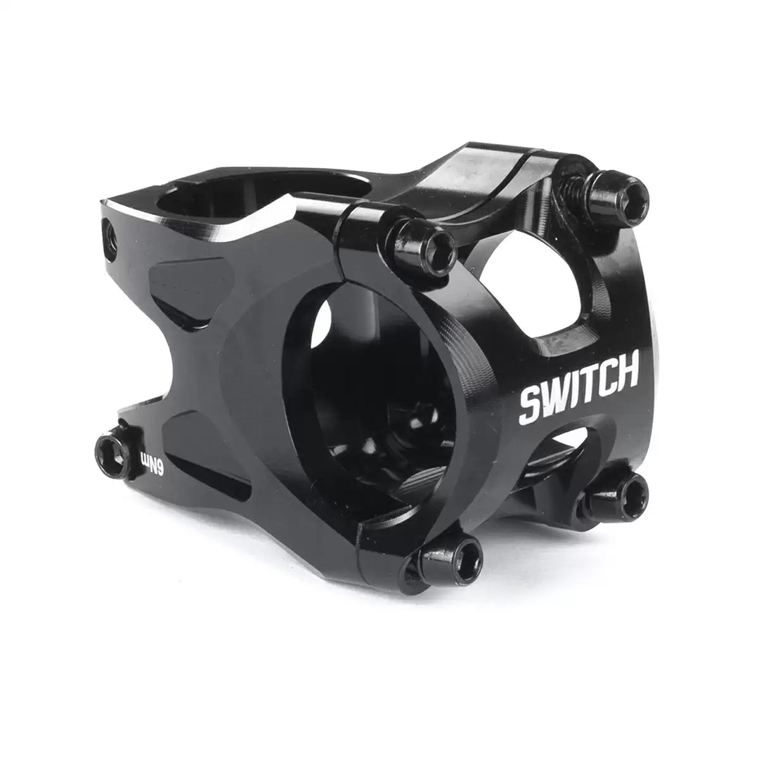 Switch Attacco manubrio Toboga CNC diametro 35x35mm Nero