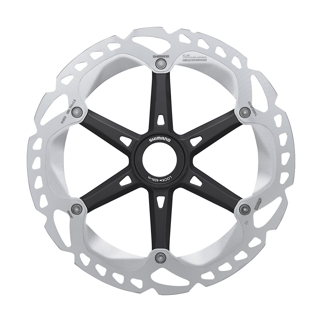 Disco Freno Shimano RT-MT800 CenterLock Ice Tech Con Serraggio Esterno