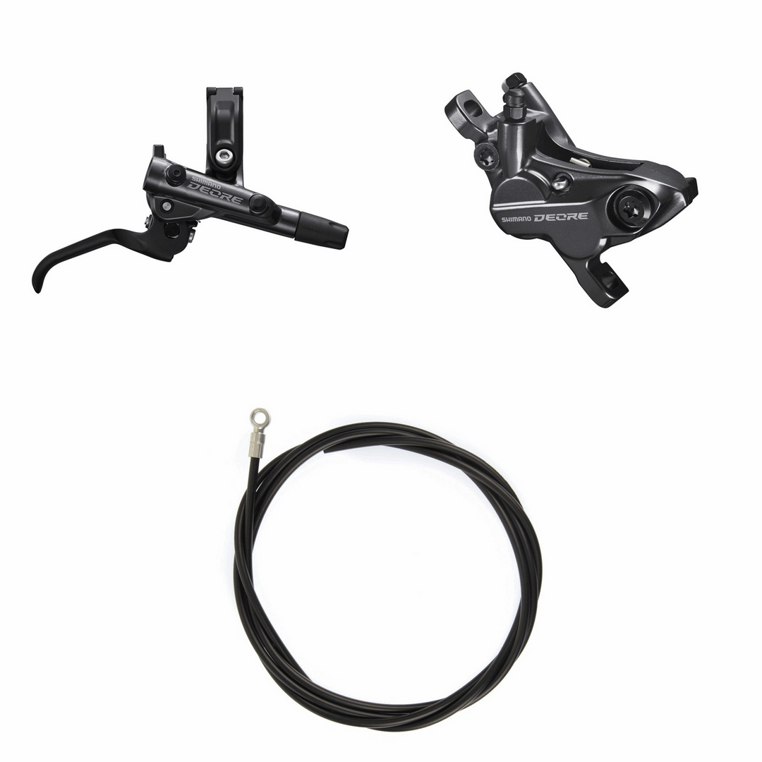 SHIMANO Freno a disco posteriore Deore M6100 4 pistoni