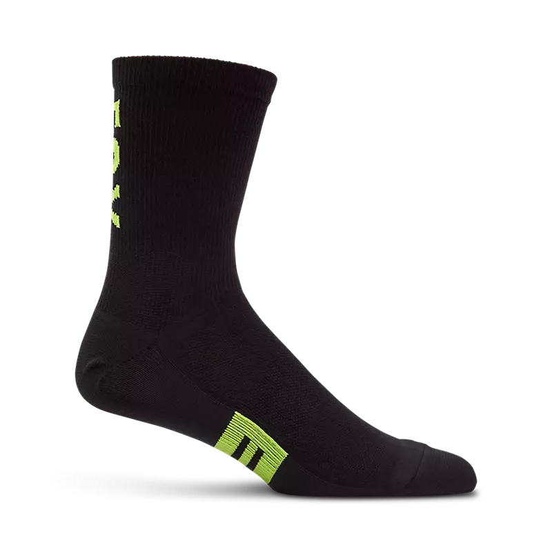 Calze Fox Flexair Merino 15 cm Nero/Giallo
