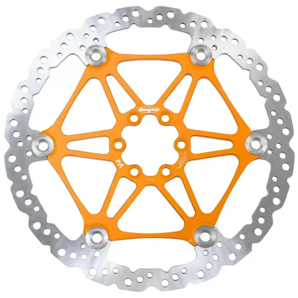 Disco Freno Hope Ventilato 6 Fori 203mm Arancio