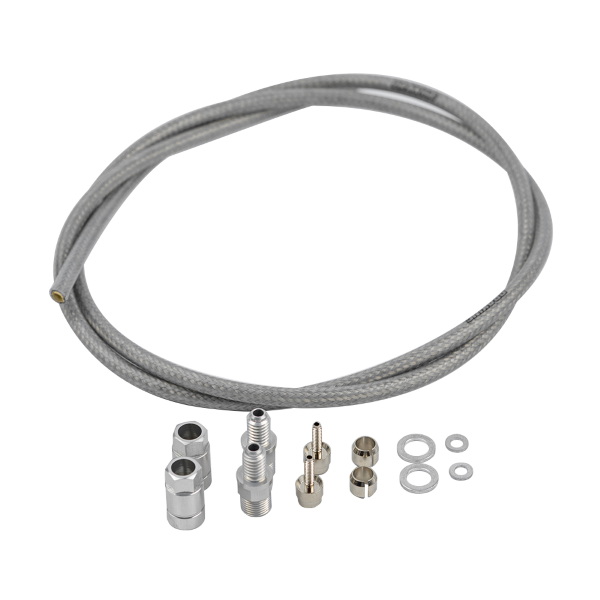Kit Tubo Freno Braking ACCIAIO/KEVLAR GRIGIO Ø5MM - INCAS 2.0/F.I.R.S.T.