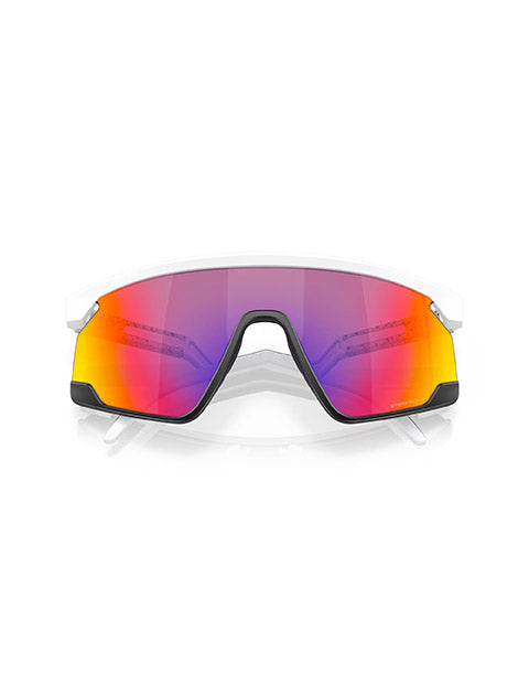 Occhiali Oakley Bxtr bianco opaco lente prizm road
