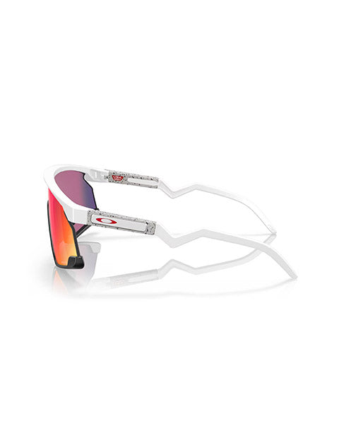 Occhiali Oakley Bxtr bianco opaco lente prizm road