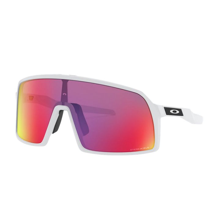 Occhiali Oakley Sutro S bianco opaco lenti prizm road