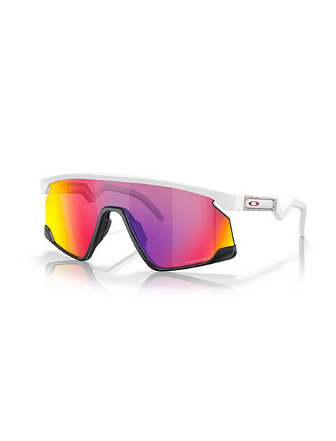 Occhiali Oakley Bxtr bianco opaco lente prizm road