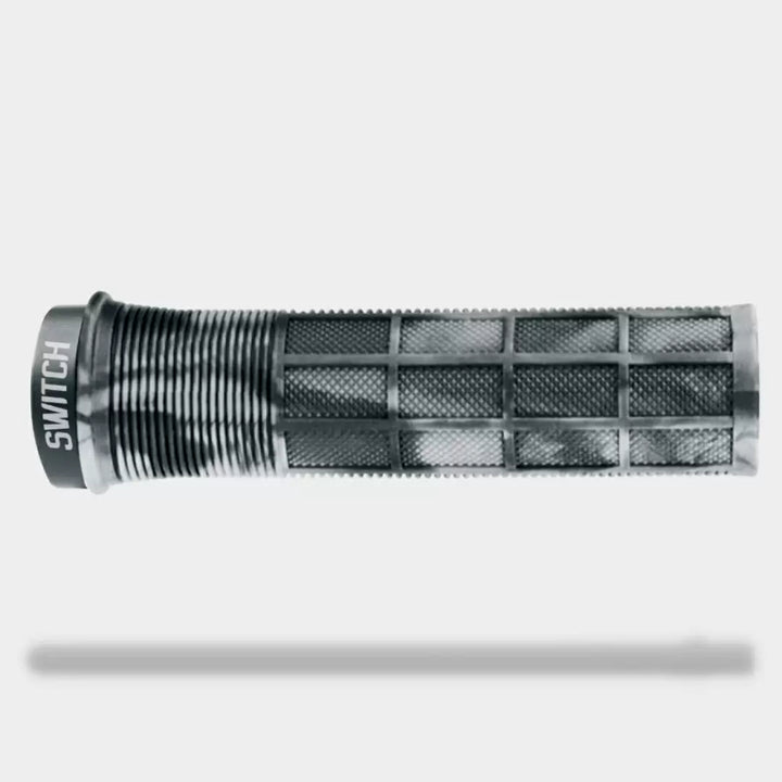 Switch  Manopole Super Grip Smoke Con Collarino Bianco/Nero