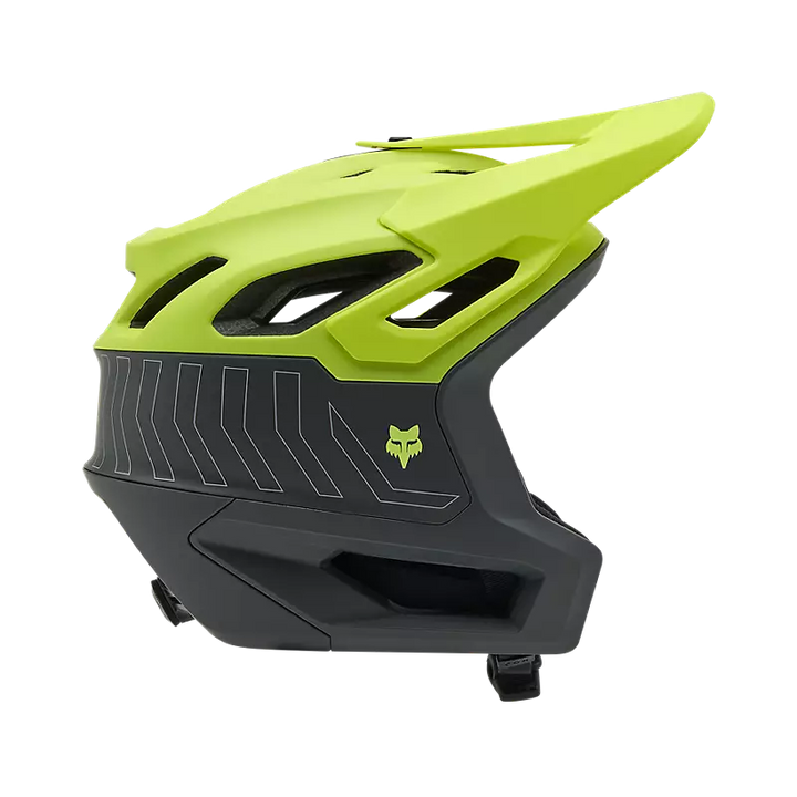Casco Fox Dropframe Pro Giallo Fluo