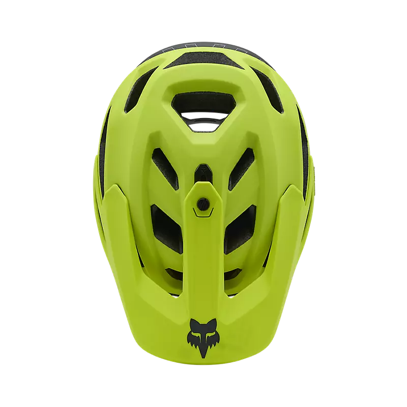 Casco Fox Dropframe Pro Giallo Fluo