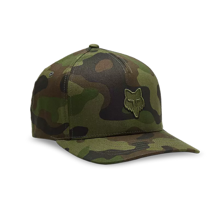 FOX Cappellino Flexfit Fox Head Green CAMO