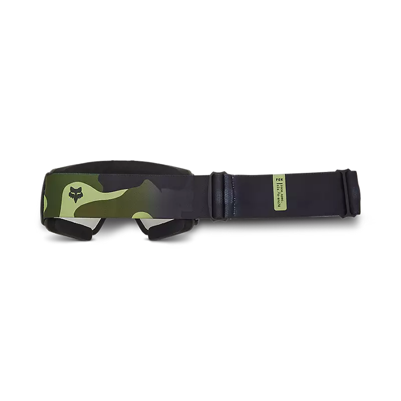 Maschera Fox PureVue Black/Clear Verde Mimetico