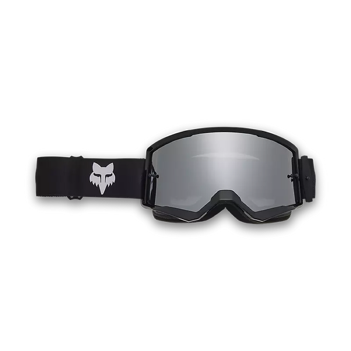 Maschera Fox Main - lente a specchio Nero