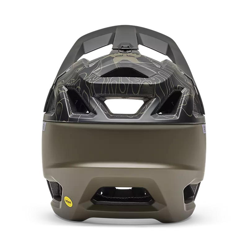 Casco Fox Proframe Frequency Verde
