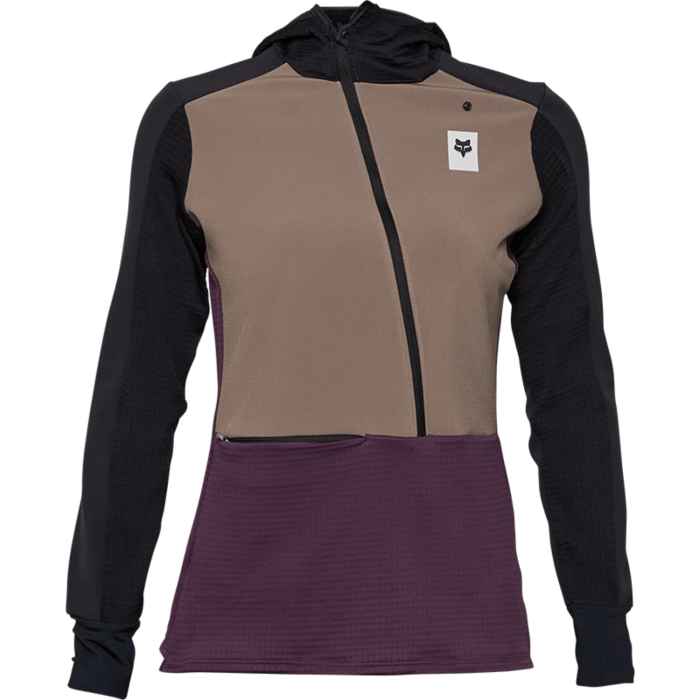 Maglia Fox Defend Thermal Hoodie Donna Ash