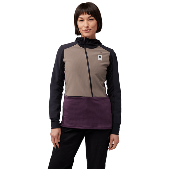 Maglia Fox Defend Thermal Hoodie Donna Ash