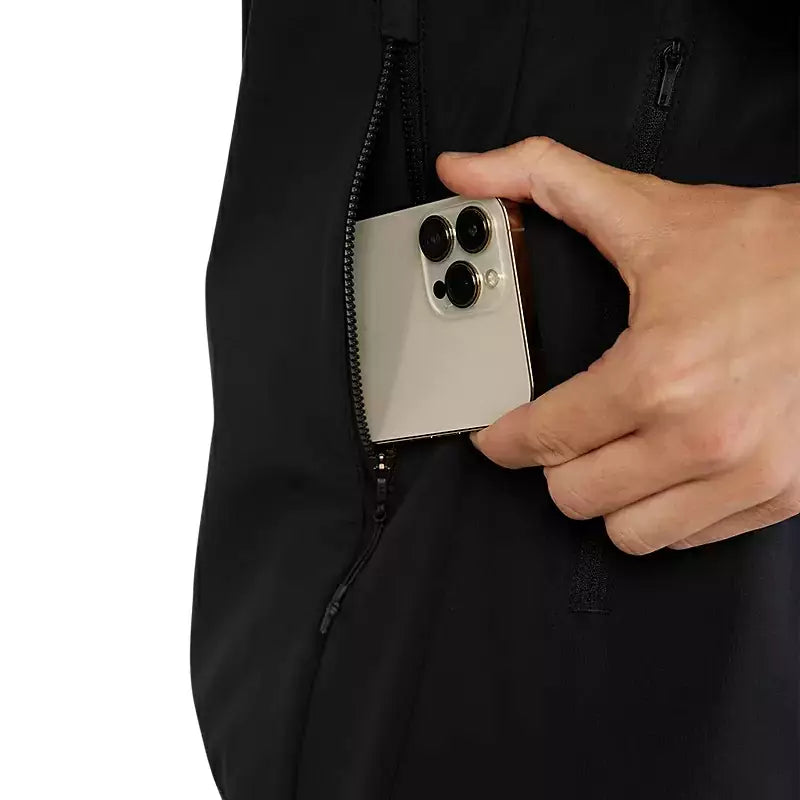 Giacca Mtb con cappuccio Fox Ranger Fire Nero