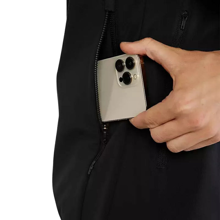 Giacca Mtb con cappuccio Fox Ranger Fire Nero