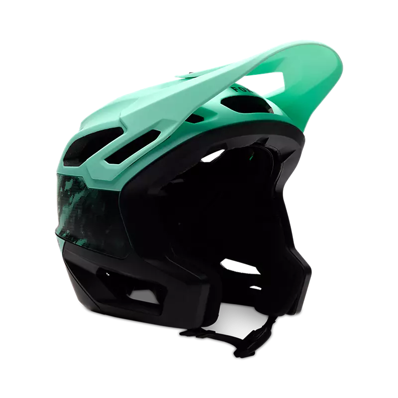 Casco Fox Dropframe Pro Kairos Turchese