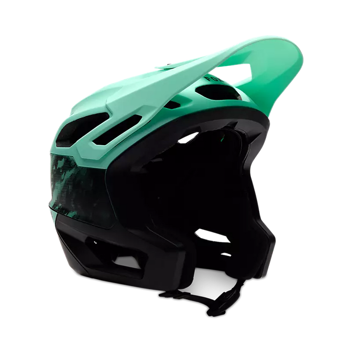 Casco Fox Dropframe Pro Kairos Turchese