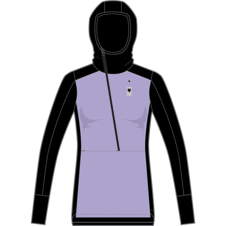 Maglia Fox Defend Thermal Hoodie Donna lilla