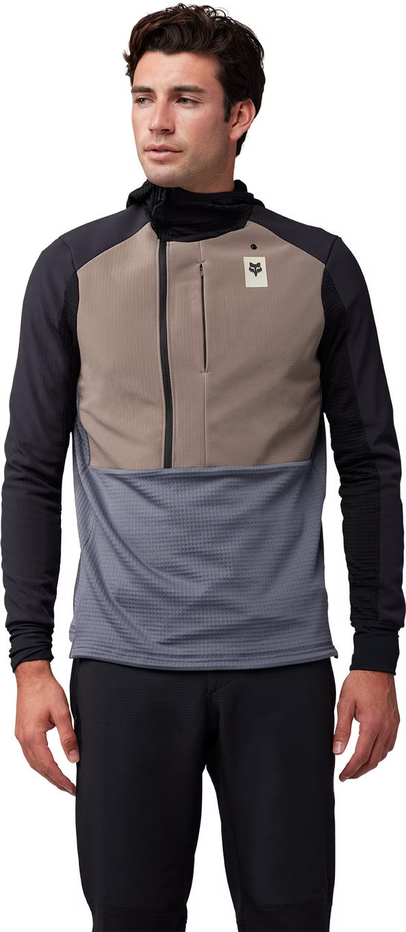 Maglia con Cappuccio Fox Defend Thermal Hoodie Ash
