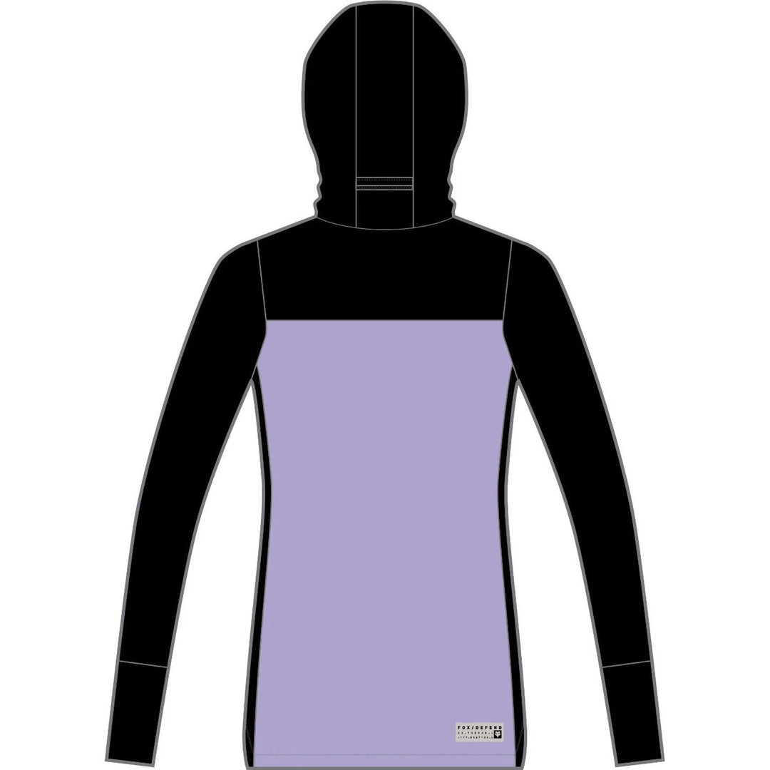 Maglia Fox Defend Thermal Hoodie Donna lilla