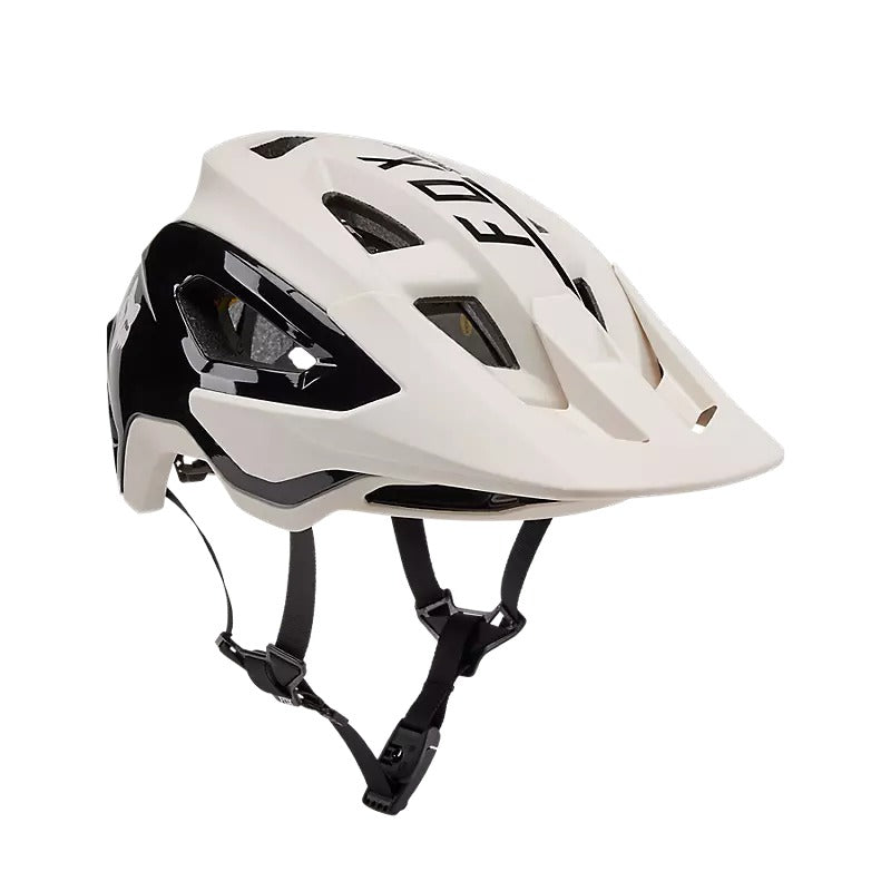 Casco Fox Speedframe Pro Blocked Bianco Vintage