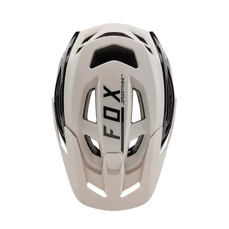 Casco Fox Speedframe Pro Blocked Bianco Vintage