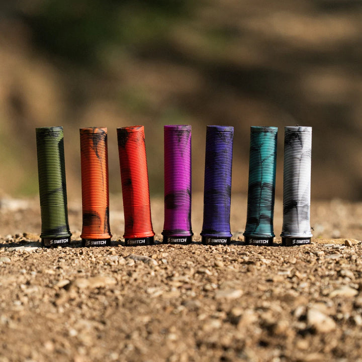 Switch  Manopole Super Grip Smoke Con Collarino Verde/Nero