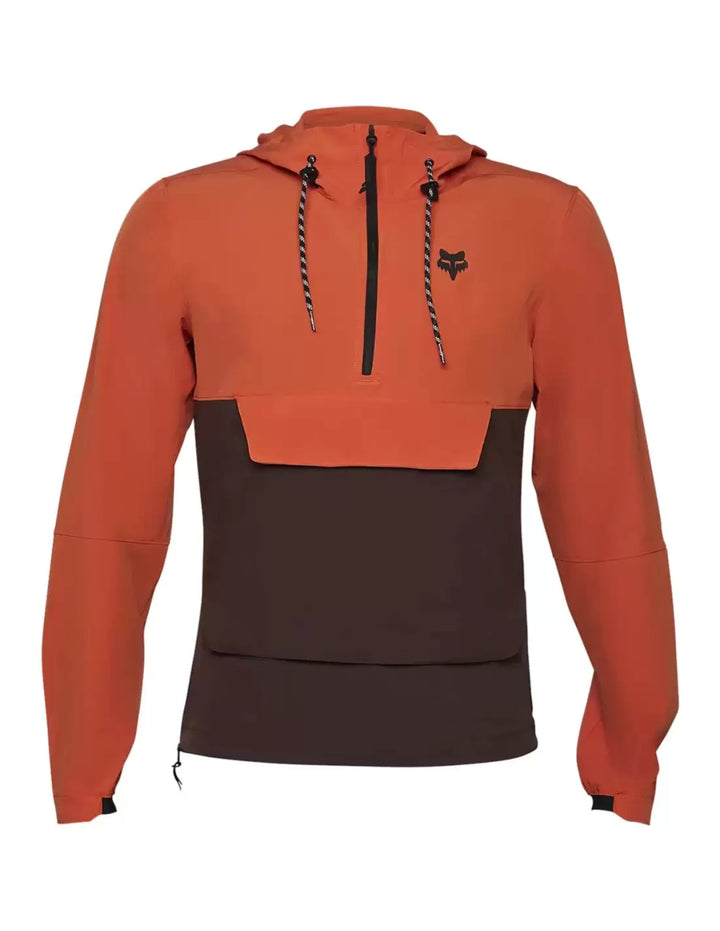 Giacca antivento Mtb Fox Ranger Wind Pullover Arancio