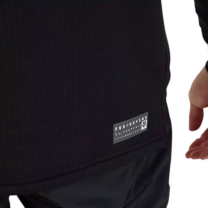 Maglia con Cappuccio Fox Defend Thermal Hoodie Nero