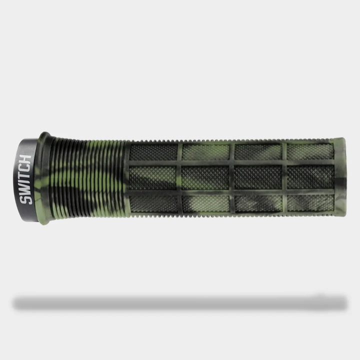Switch  Manopole Super Grip Smoke Con Collarino Verde/Nero